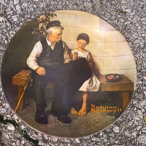 Norman Rockwell plate